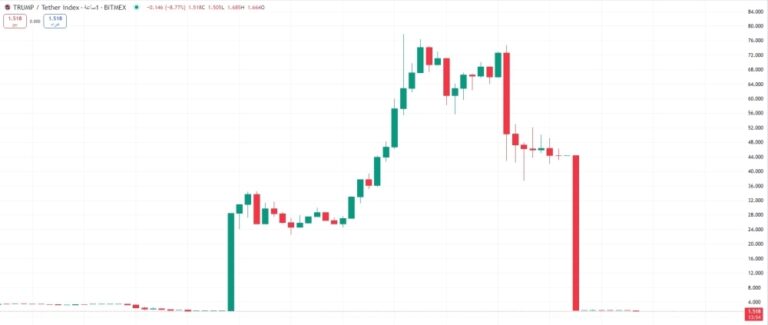 عملة-«ترمب»-تمحو-مكاسبها.-تراجعت-98%-خلال-ساعات